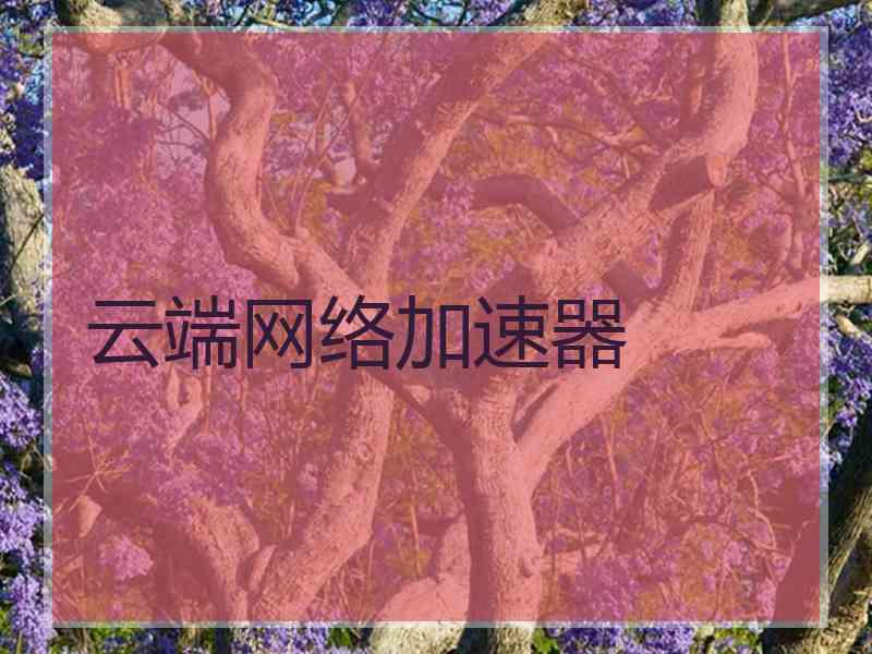 云端网络加速器