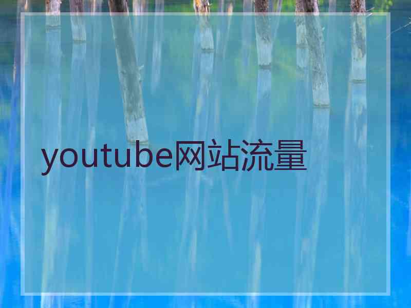 youtube网站流量